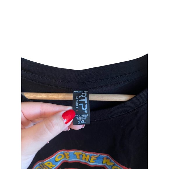 Van Halen 1984 Tour Of The World T-Shirt Unisex Size 2XL RTP Apparel Band Tee - Picture 3 of 4